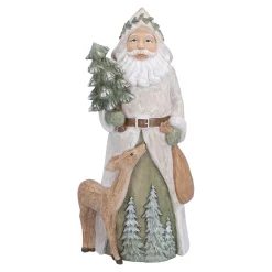 Weihnachtsmann mit Rehkitz