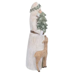 Weihnachtsmann mit Rehkitz