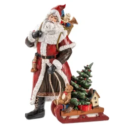 Weihnachtsmann mit Schlitten