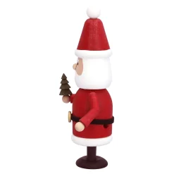 Weihnachtsmann mit Spanbaum, Räuchermännchen