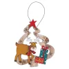 Winterbaum mit Rentier, Hängeornament