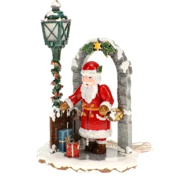 Winterkinder Weihnachtsmann, elektrisch beleuchtet