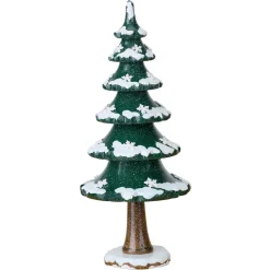 Winterkinder Winterbaum mit Schneekristall, 22 cm